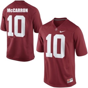 Nike A.J. McCarron Alabama Crimson Tide No.10 - Crimson Red Football Jersey