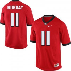 Nike Aaron Murray Georgia Bulldogs No.11 - Red Football Jersey
