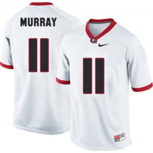 Nike Aaron Murray Georgia Bulldogs No.11 - White Football Jersey
