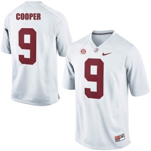 Nike Amari Cooper Alabama Crimson Tide No.9 - White Football Jersey