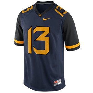 Nike Andrew Buie West Virginia Mountaineers No.13 - Blue Football Jersey