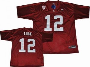 Nike Andrew Luck Stanford Cardinal No.12 - Red Football Jersey