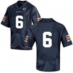 Under Armour Auburn Tigers No.6 College - Blue Football Jersey