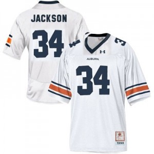 Under Armour Bo Jackson Auburn Tigers No.34 - White Football Jersey