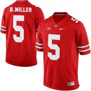 Nike Braxton Miller Ohio State Buckeyes No.5 - Scarlet Red Football Jersey