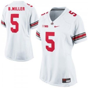 Nike Braxton Miller Ohio State No.5 Women - White Football Jersey