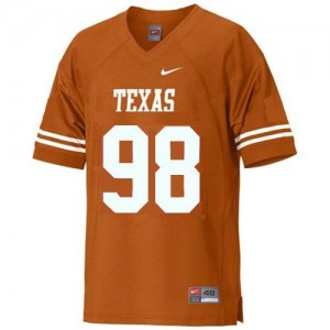 Nike Brian Orakpo Texas Longhorns No.98 - Orange Football Jersey