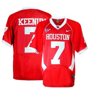 Nike Case Keenum Houston Cougars No.7 - Red Football Jersey