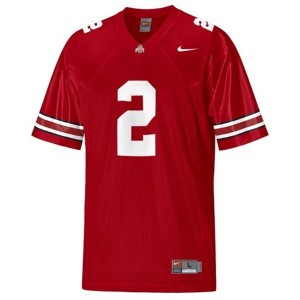 Nike Cris Carter Ohio State Buckeyes No.2 Youth - Scarlet Red Football Jersey