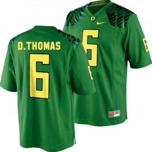 Nike De'Anthony Thomas Oregon Ducks No.6 - Apple Green Football Jersey