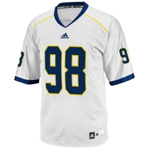 Adida Devin Gardner UMich Wolverines No.98 - White Football Jersey