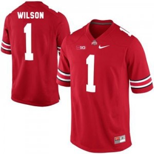 Nike Dontre Wilson Ohio State Buckeyes No.1 - Scarlet Red Football Jersey