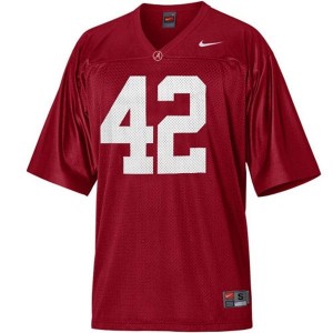 Nike Eddie Lacy Alabama Crimson Tide No.42 - Crimson Red Football Jersey