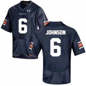 Under Armour Jeremy Johnson Auburn Tigers No.6 College - Blue Football Jersey