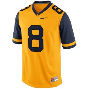 Nike Karl Joseph West Virginia Mountaineers No.8 - Gold Football Jersey