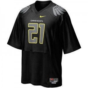 Nike LaMichael James Oregon Ducks No.21 - Black Football Jersey