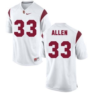 Nike Marcus Allen USC Trojans No.33 Youth - White Football Jersey