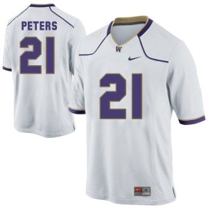 Nike Marcus Peters Washington Huskies No.21 - White Football Jersey