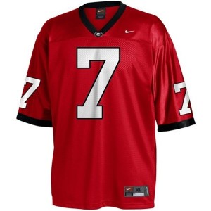Nike Matthew Stafford Georgia Bulldogs No.7 - Red Football Jersey