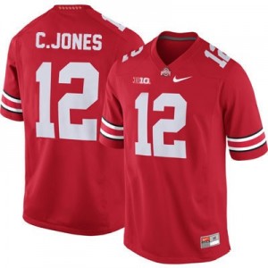 Nike Cardale Jones Ohio State Buckeyes No.12 - Scarlet Football Jersey