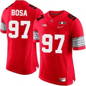 Nike Joey Bosa OSU No.97 Diamond Quest 2015 Patch College - Scarlet Football Jersey