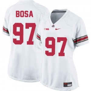 Nike Joey Bosa Ohio State Buckeyes No.97 Women's - White Football Jersey