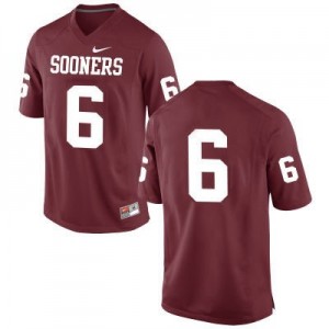 Nike Oklahoma Sooners No.6 Baker Mayfield Red (No Name) Football Jersey