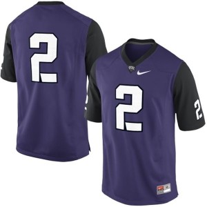 Nike TCU Horned Frogs No.2 College - Purple Football Jersey