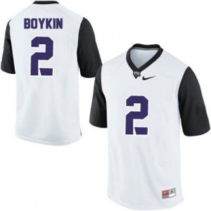 Nike Trevone Boykin TCU Horned Frogs No.2 College - White Football Jersey