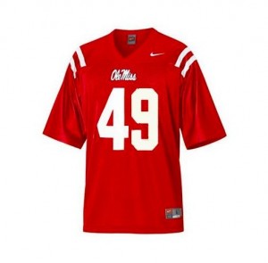 Nike Patrick Willis Ole Miss Rebels No.49 Youth - Red Football Jersey