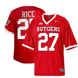 Nike Ray Rice Rutgers Scarlet Knights No.27 Youth - Red Football Jersey