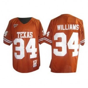 Nike Ricky Williams Texas Longhorns No.34 - Orange Football Jersey