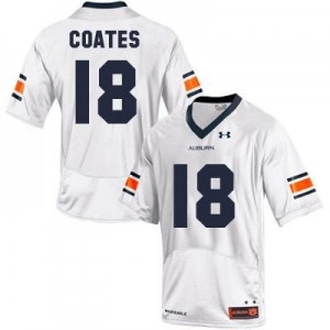 Under Armour Sammie Coates Auburn Tigers No.18 Youth - White Football Jersey