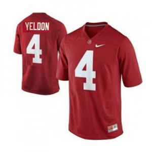 Nike T.J. Yeldon Alabama Crimson Tide No.4 - Crimson Red Football Jersey