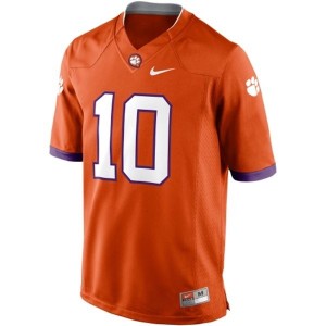 Nike Tajh Boyd Clemson No.10 - Orange Football Jersey