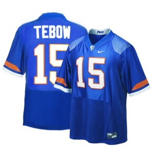 Nike Tim Tebow Florida Gators No.15 - Blue Football Jersey