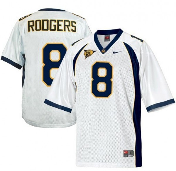 Nike Aaron Rodgers Cal Bears No.8 White Football Jersey