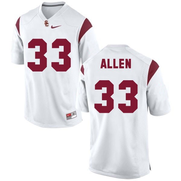 Nike Marcus Allen USC Trojans No.33 White Football Jersey