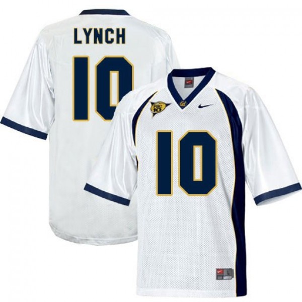 Nike Marshawn Lynch Cal Bears No.10 White Football Jersey