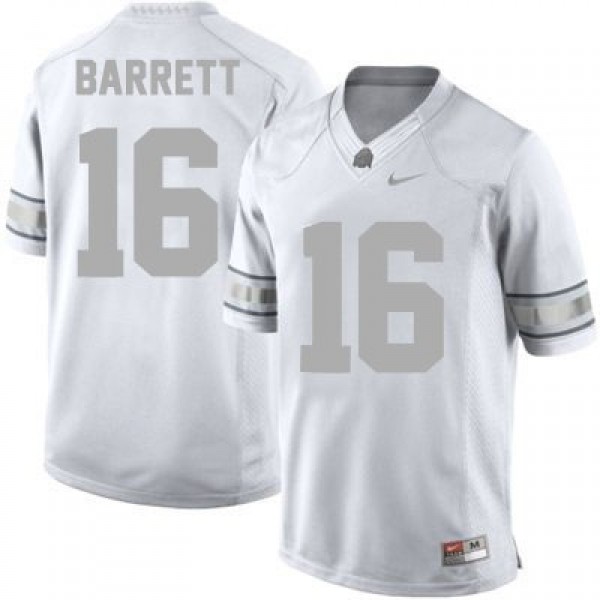 Nike J.T. Barrett Ohio State Buckeyes No.16 Platinum Football Jersey